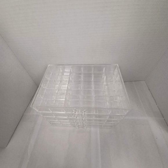 Acrylic EMPTY Nail Art Storage Box -120 Slots -5 Levels Of Removable Drawers NEW - Picture 5 of 9